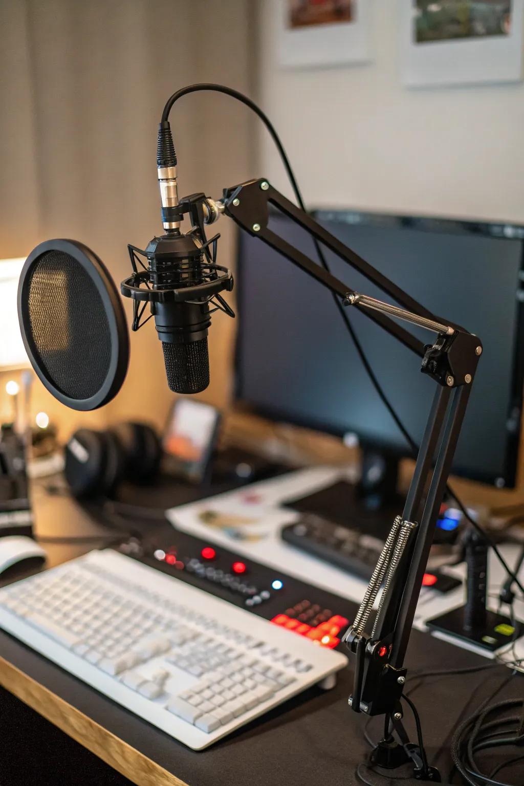 Unblemished audio clarity courtesy of a premier microphone configuration.