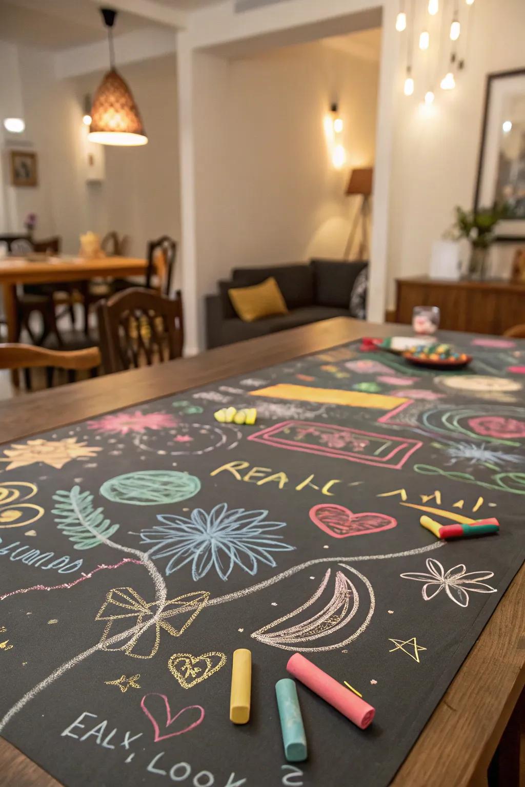 Marker paper delivers a delightful, participatory table setting.
