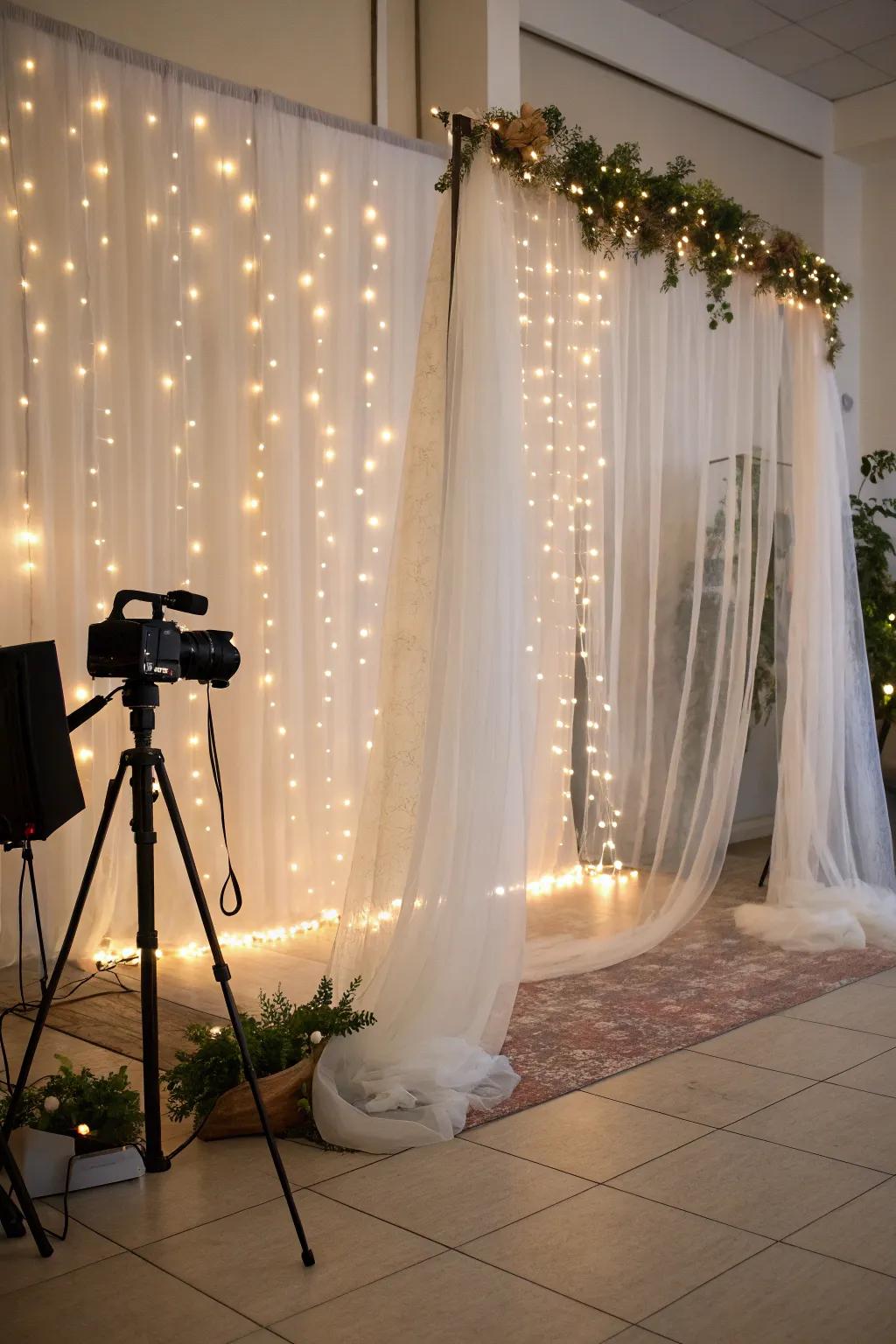 Transform your setting with an enchanting netting scene.