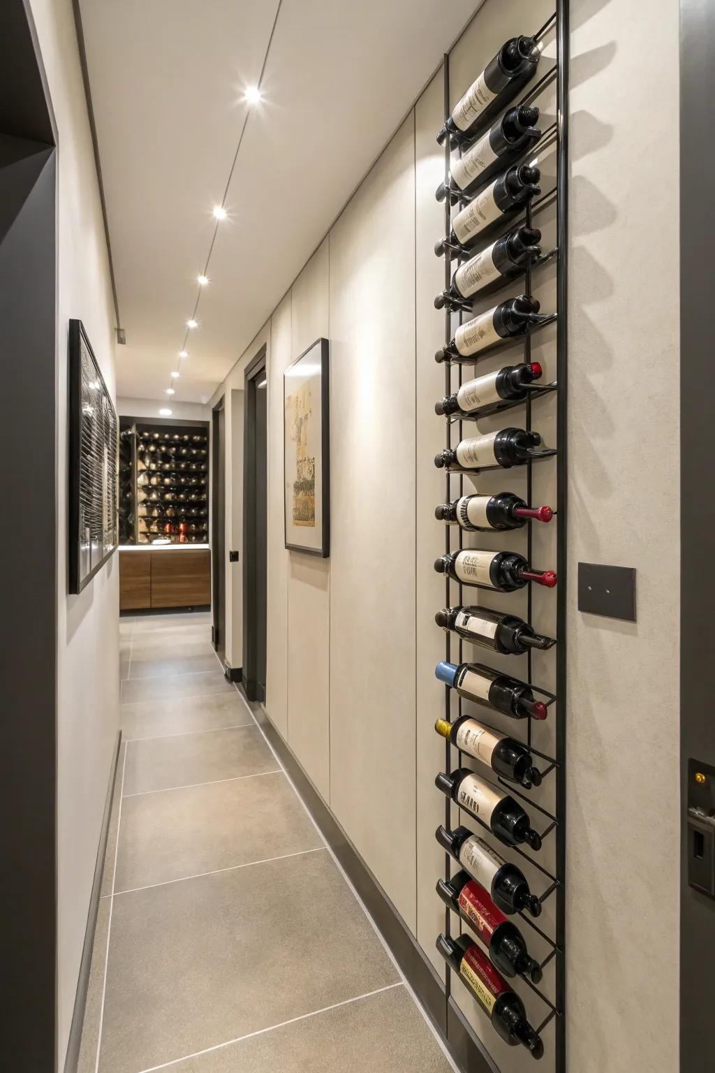 Upright fixtures are ideal for tight spaces.