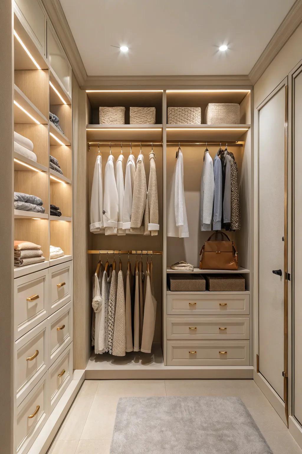 Soothing colors create a serene and elegant aesthetic.