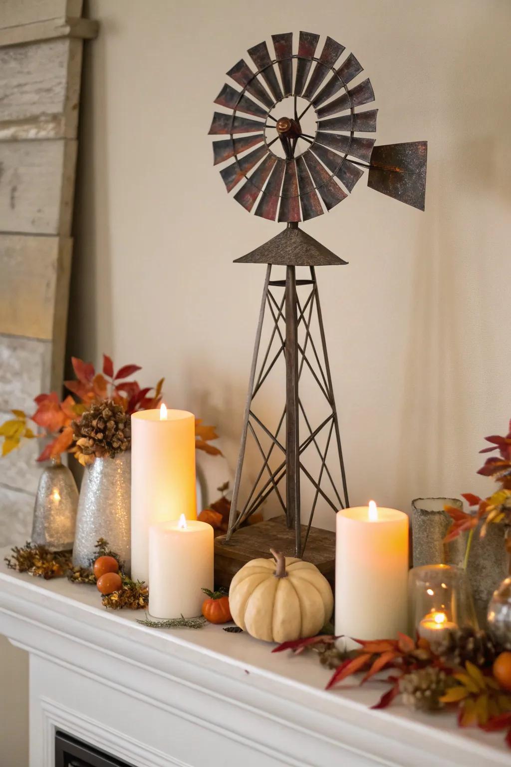 Establish an inviting and cordial foyer with pinwheel ornamentation.