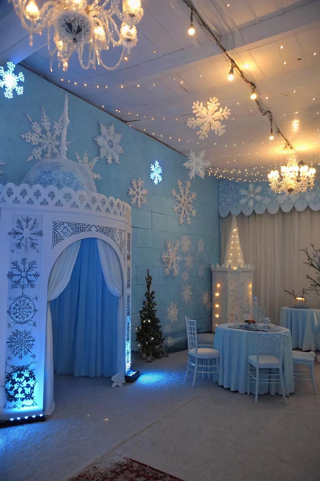 A fanciful Chilled-Fairy Tale baby party concept.
