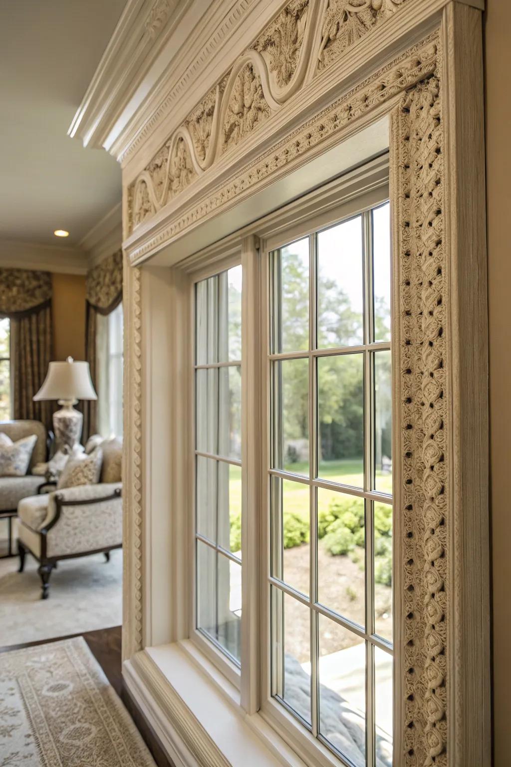 Layering trims crafts a sophisticated and rich look.