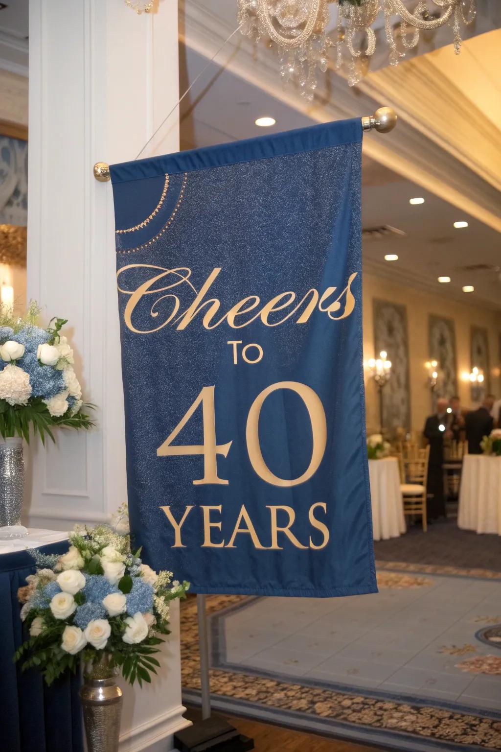Express joy with custom-made banner displays.