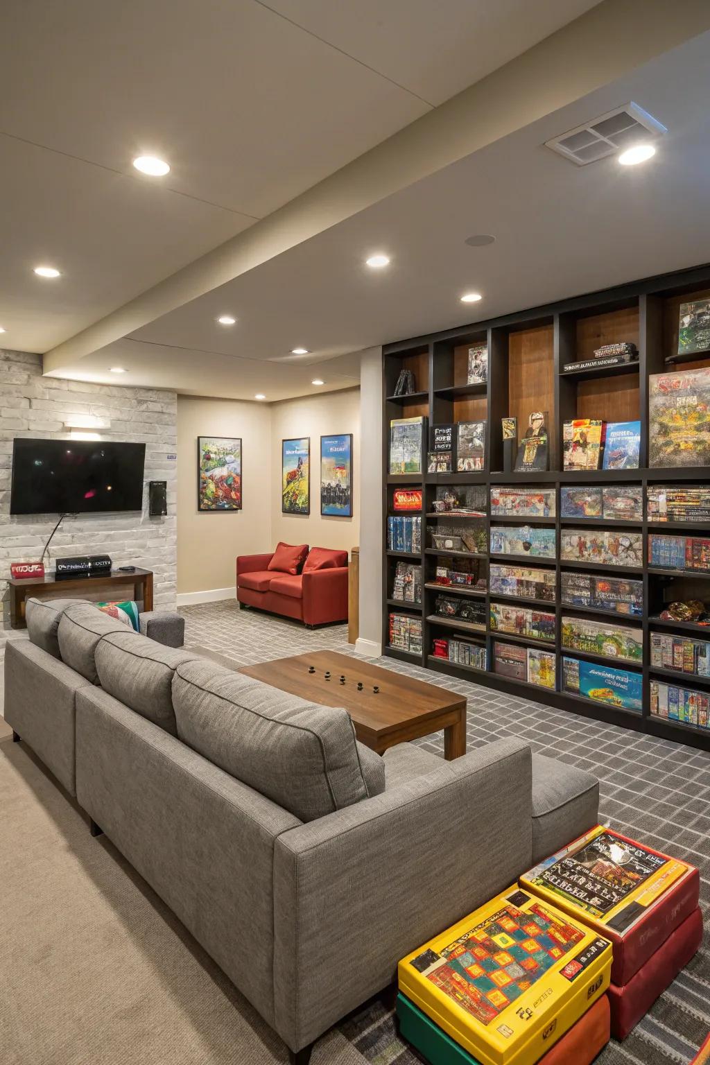 Organizing zones for various activities is a superb method for optimizing space within your gaming room.