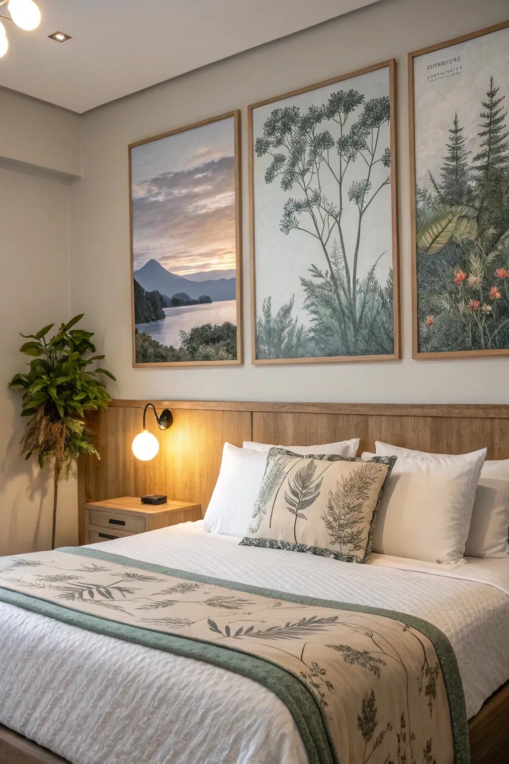 Embrace serenity with art inspired by nature.