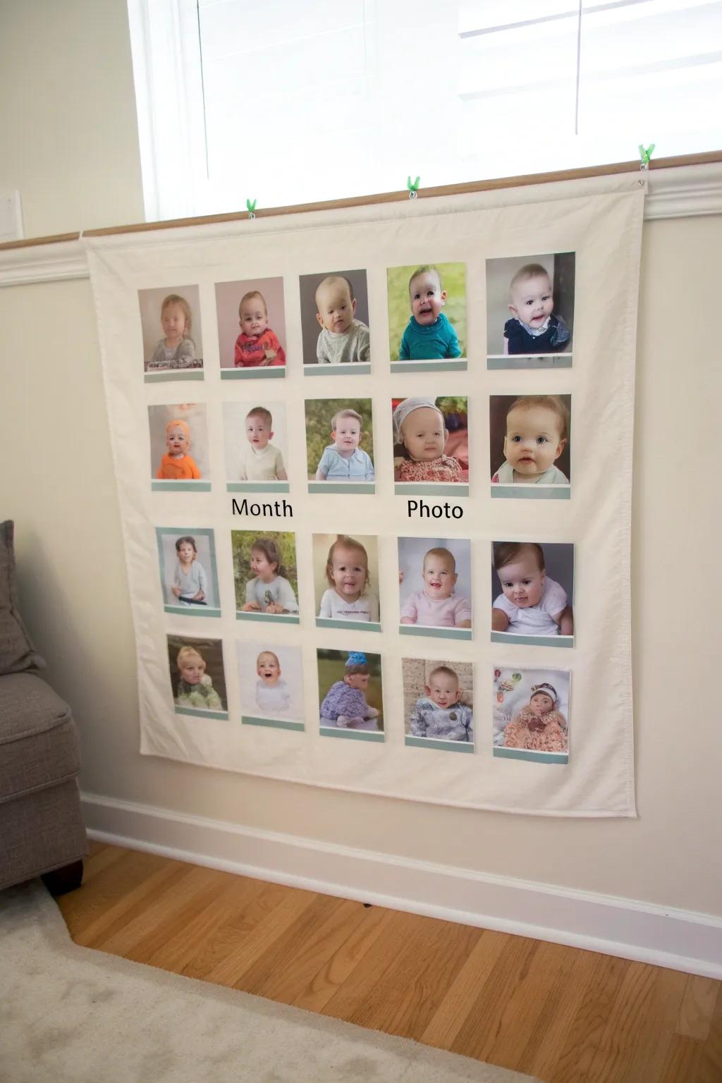 An assemblage of monthly visuals engenders an enduring souvenir.