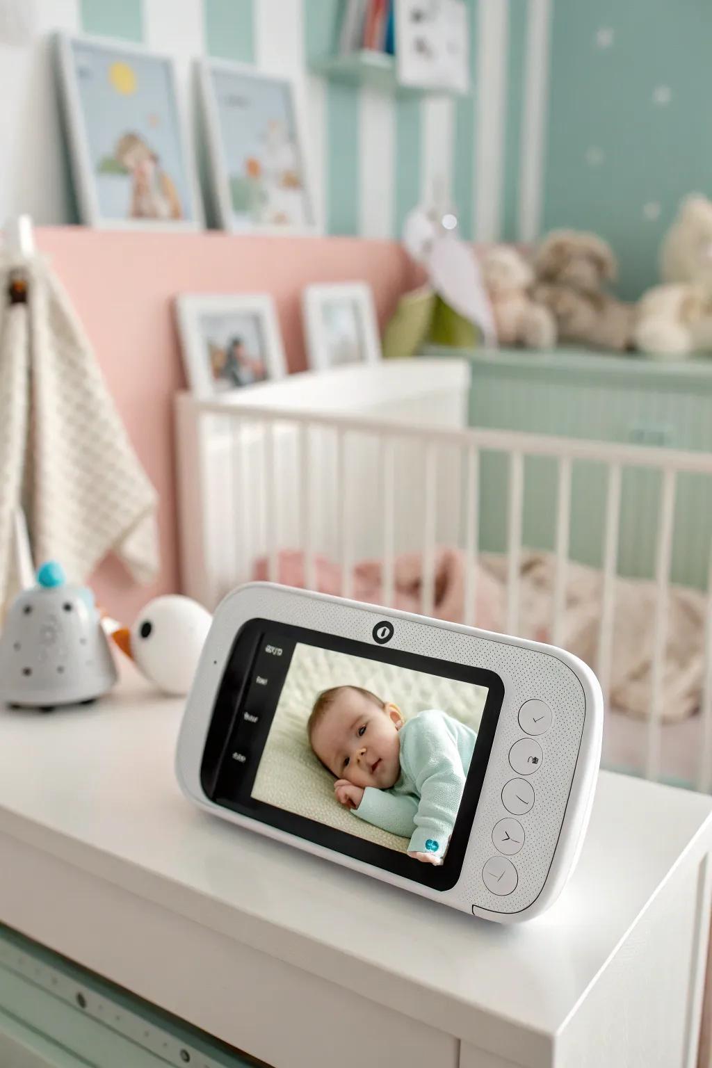 A modern infant monitor offers parents peace of mind.