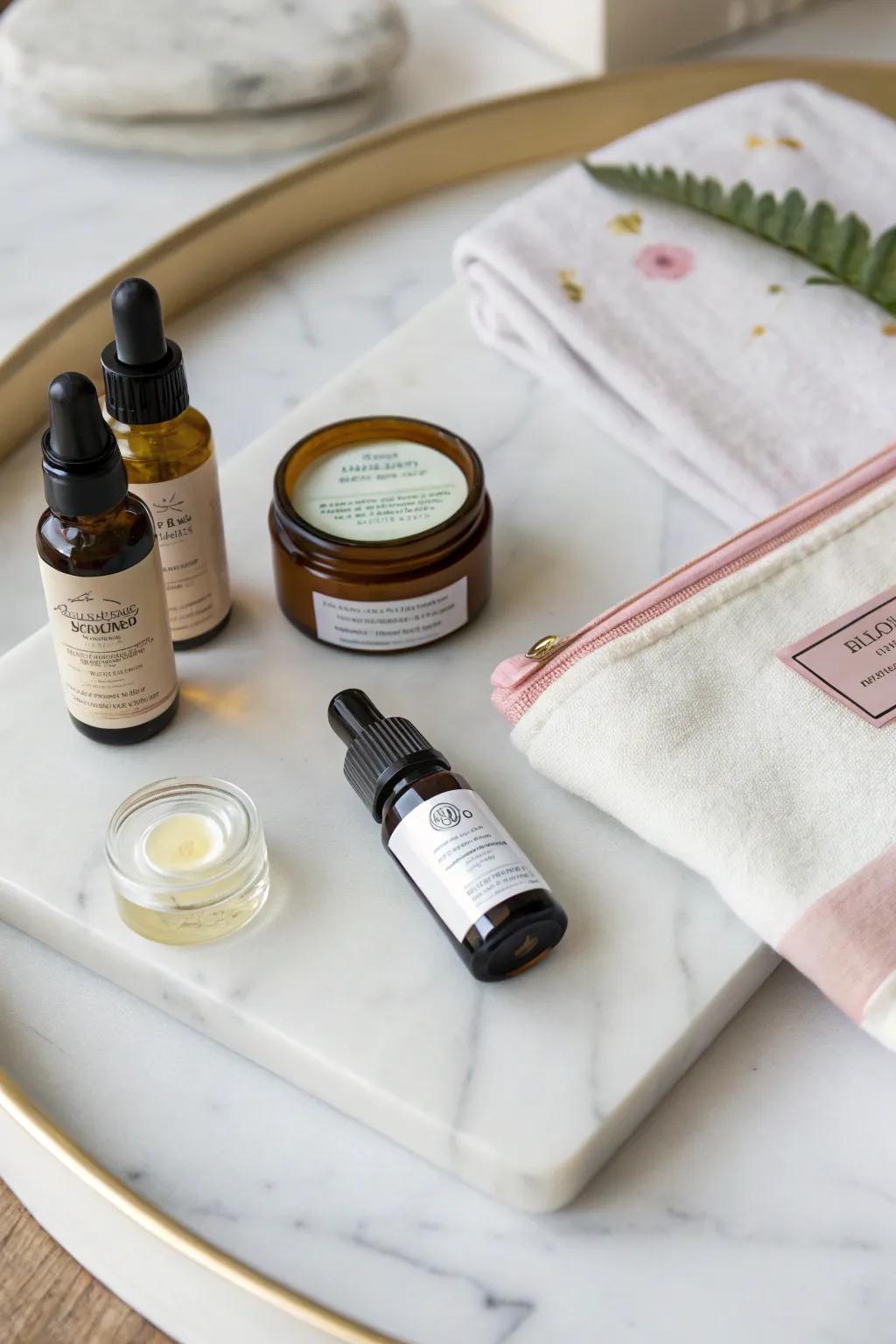 Personal care kits offer guests a touch of luxury and relaxation.