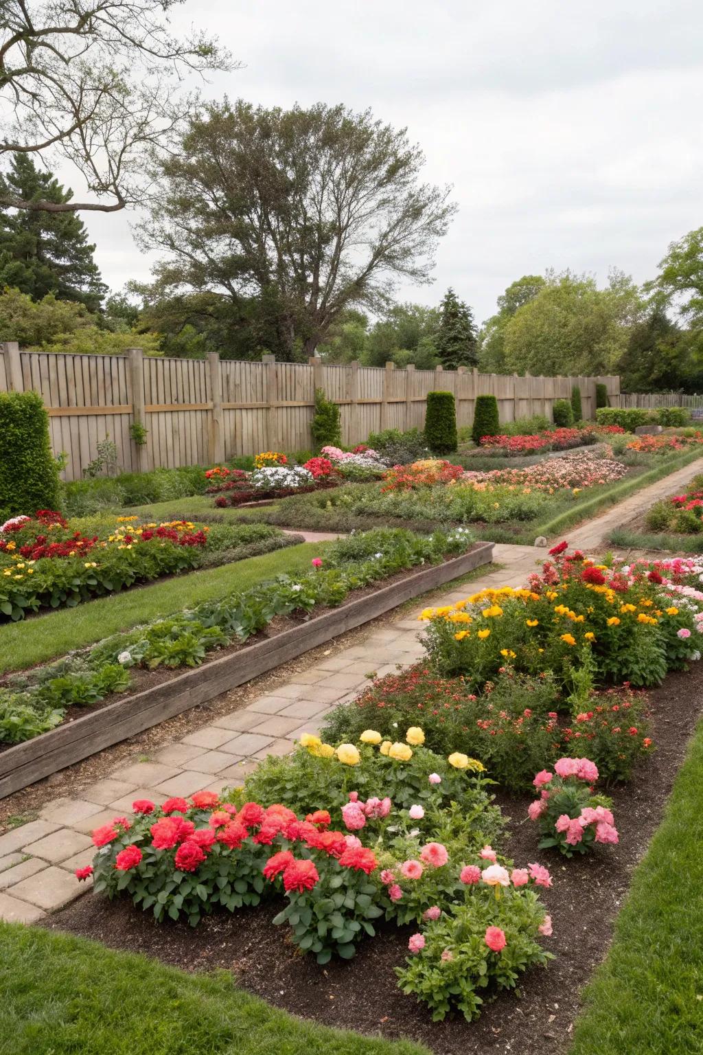 The enchantment of ground cover ensures a tidy and well-hydrated garden.