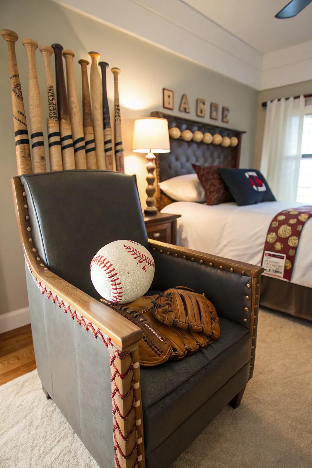 Fill your space with standout rounders-themed furniture.