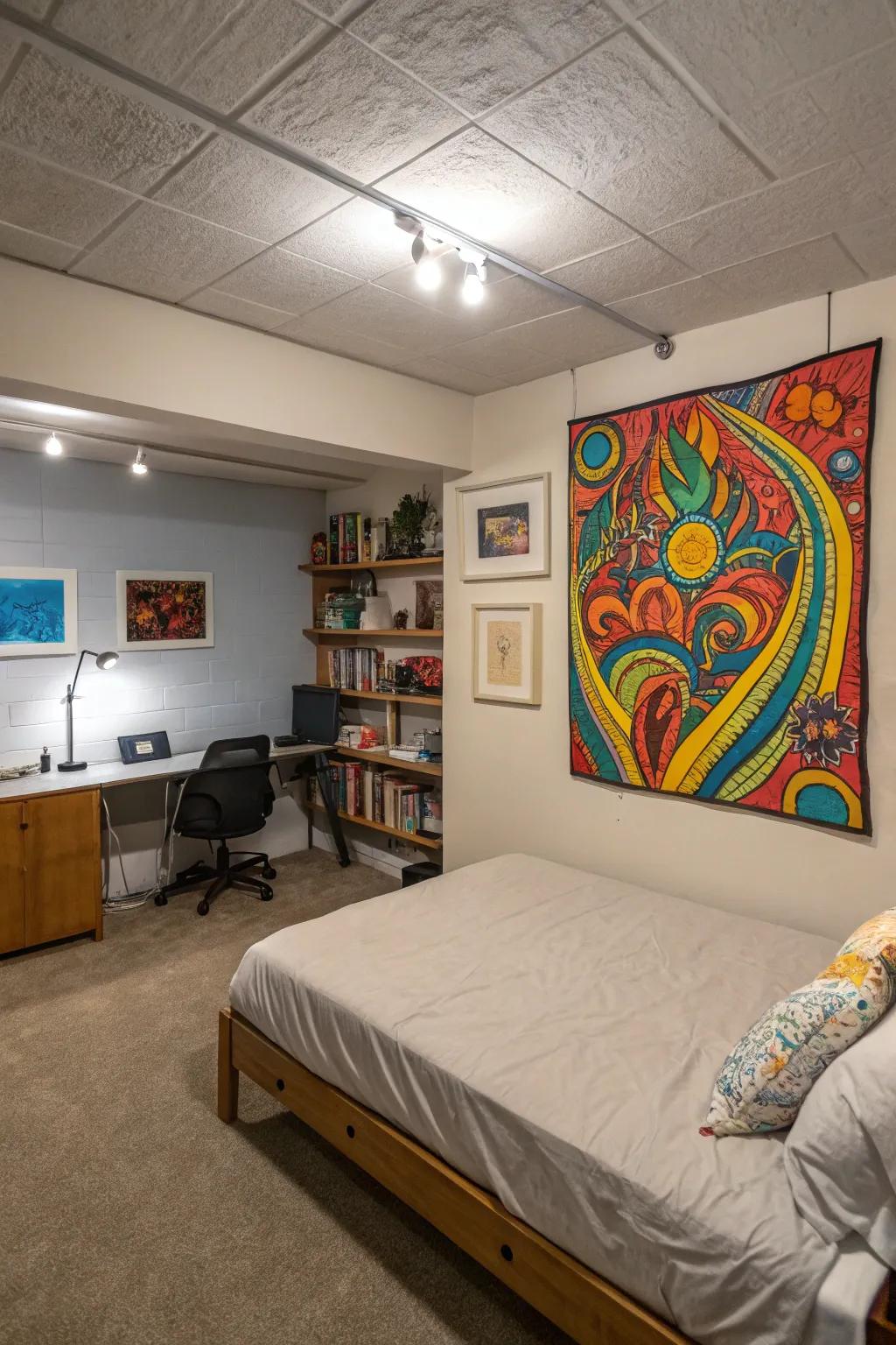 Inject depth and captivation with a striking display of wall art that arrests the gaze.