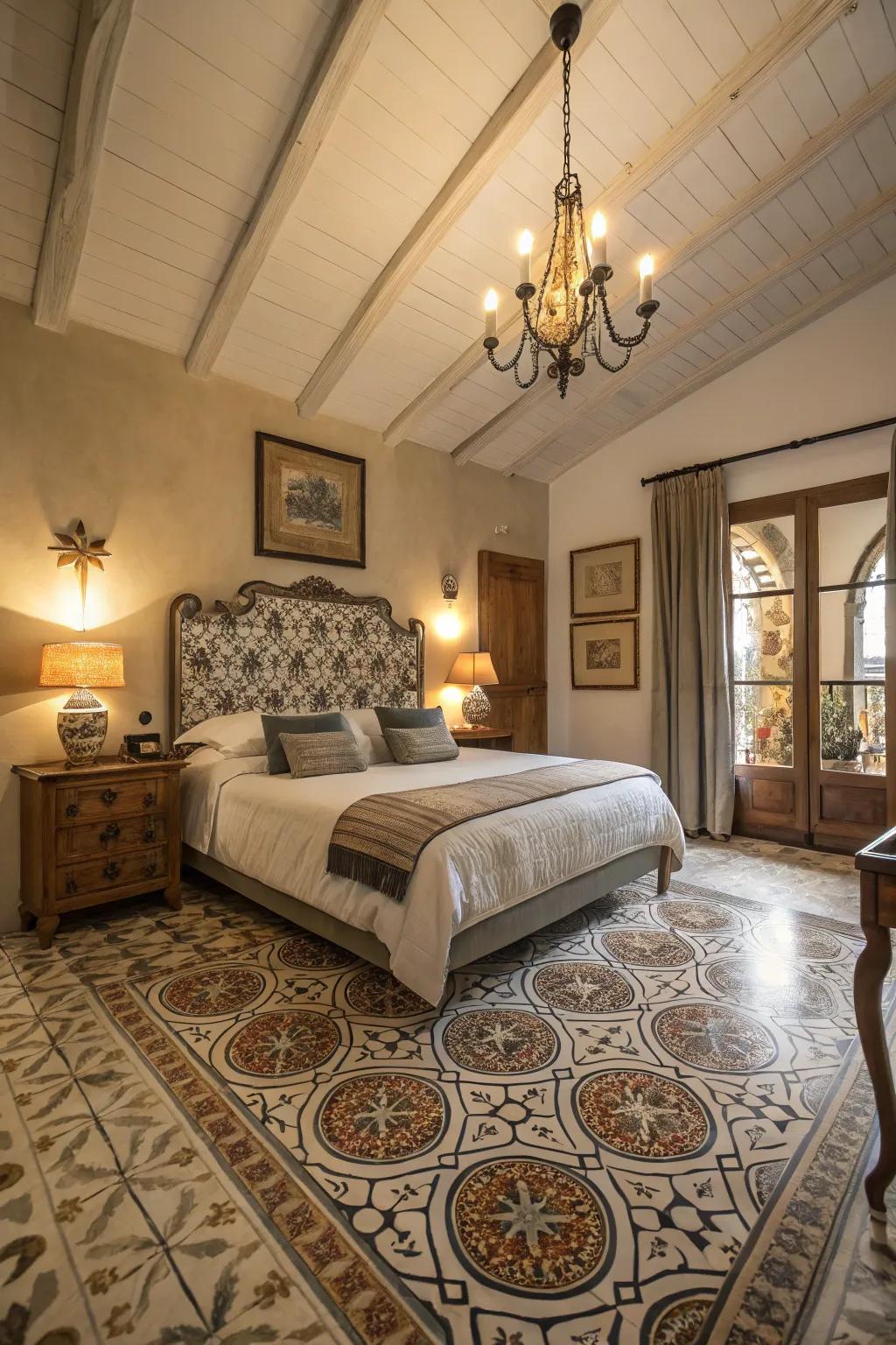 Tile flooring provides sophistication and style with effortless maintenance.