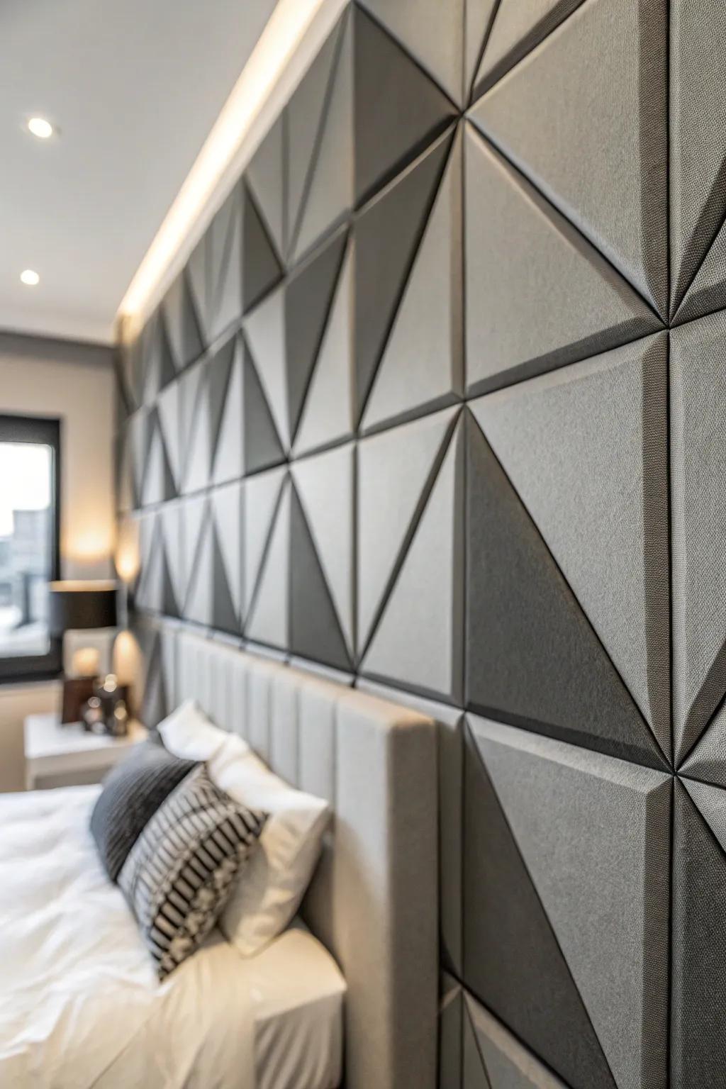 Incorporate a contemporary vibe with geometric forms.