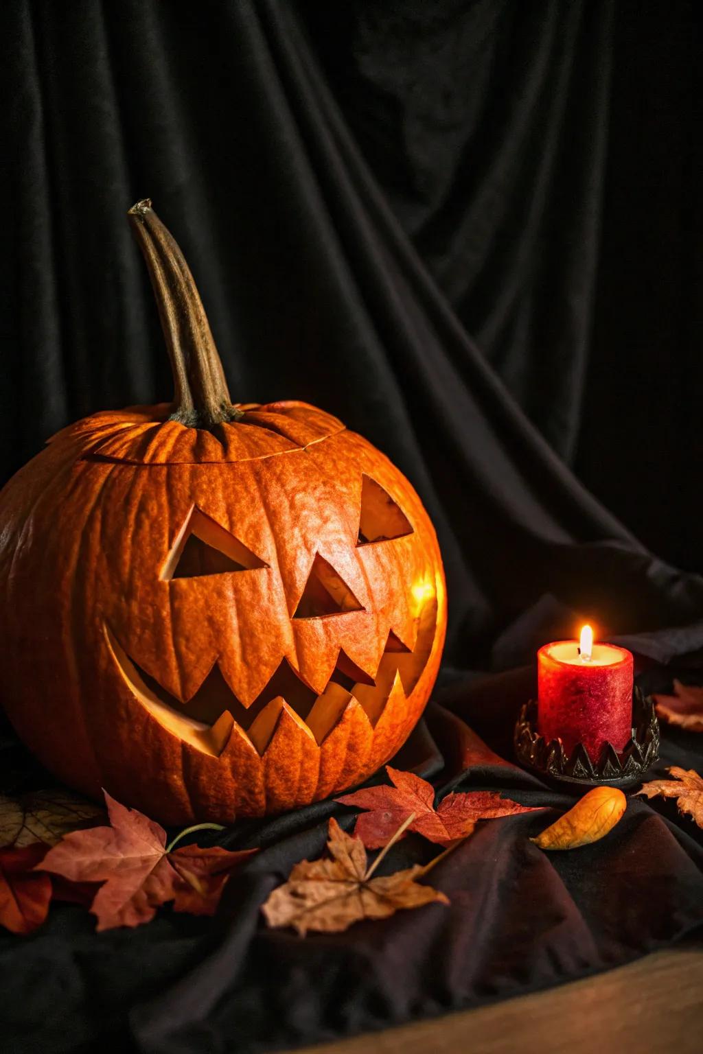 With a handcrafted pumpkin masterpiece, light up your Halloween.