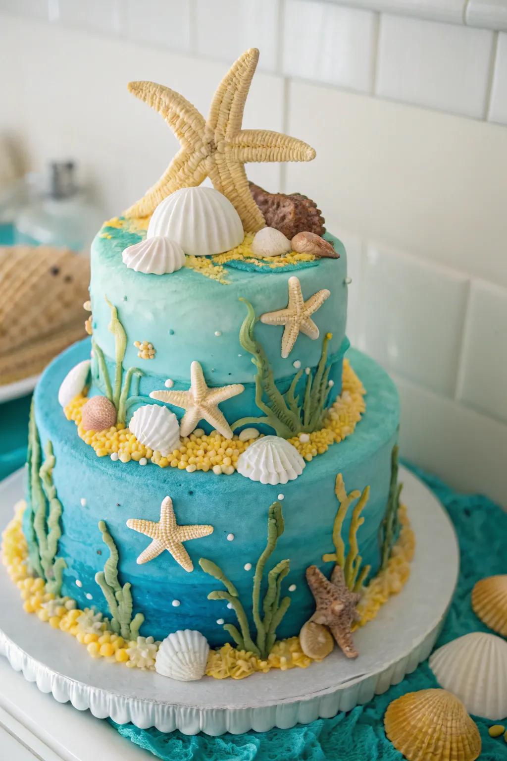 A confection that is both a visual and a culinary pleasure.