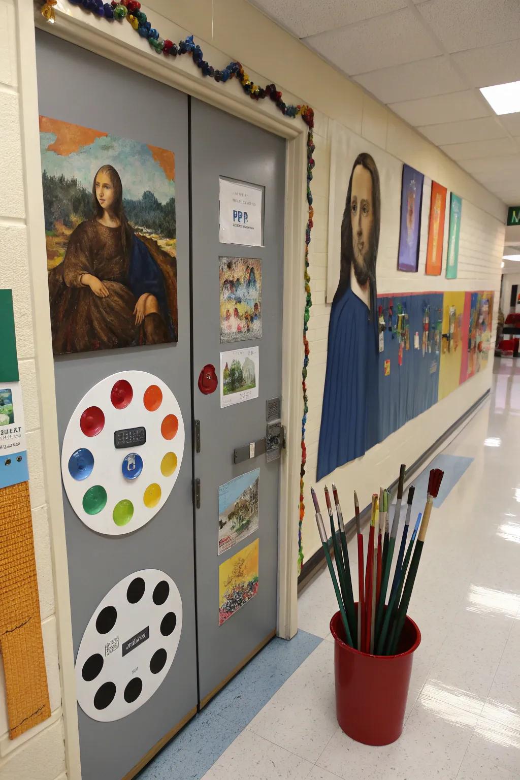 Motivate the vanguard of artists via a creative workshop doorway.