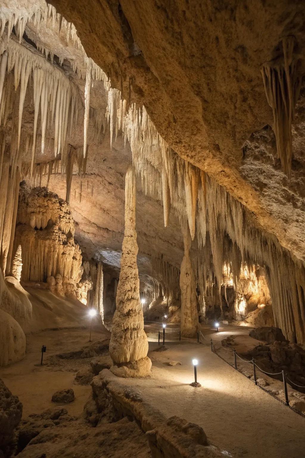 Artificial formations add authenticity to your decor.