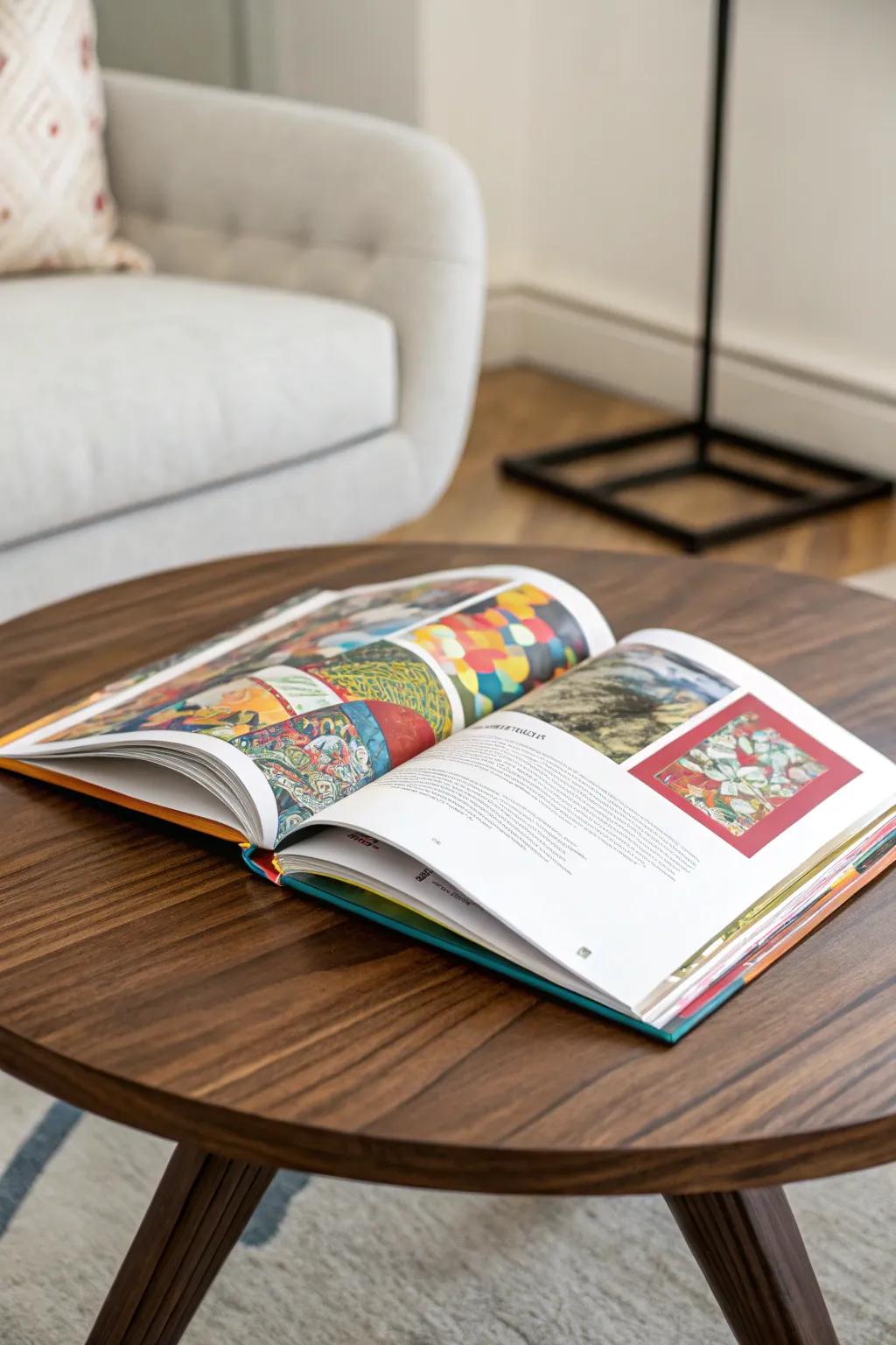 An agape book introduces an element of interaction to your aesthetic presentation.