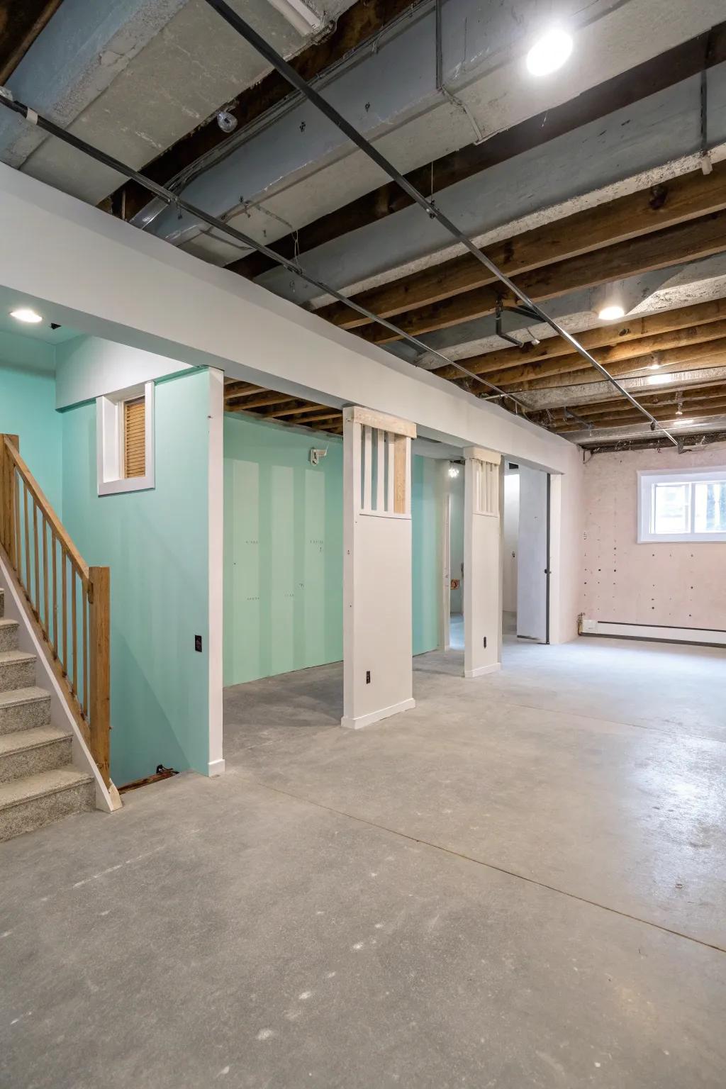 Introduce a splash of color with a recent application of paint.
