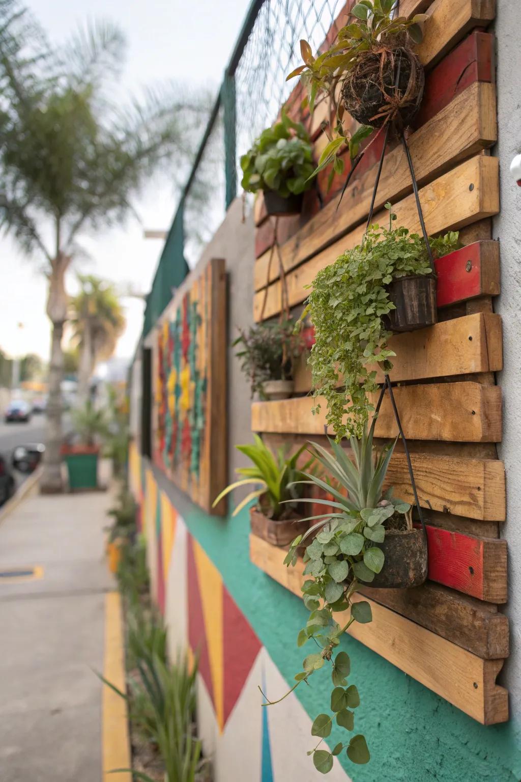 Introduce dimension with elevated wall sculptures.