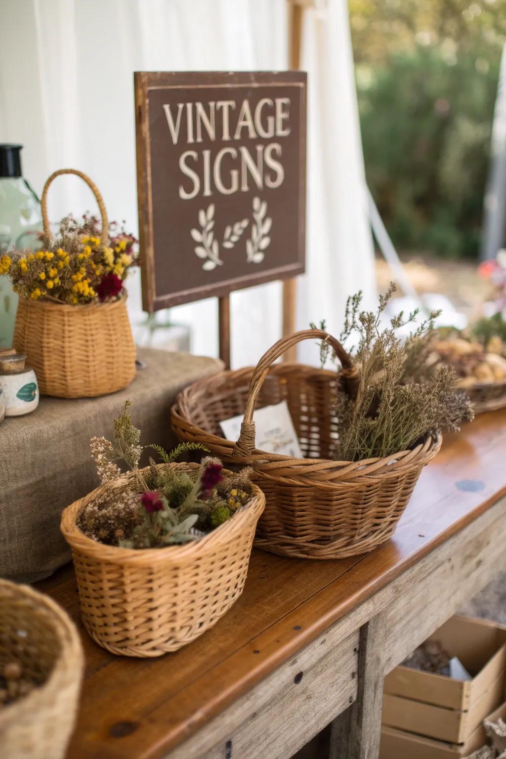 Pastoral ornaments add a personal and genuine stamp.