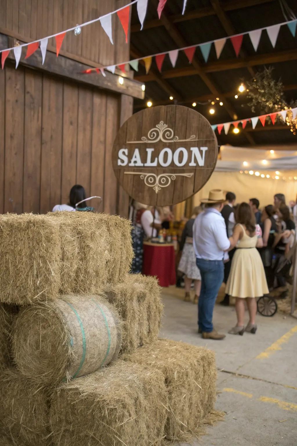 Western props introduce authenticity and charm to your cowgirl party.