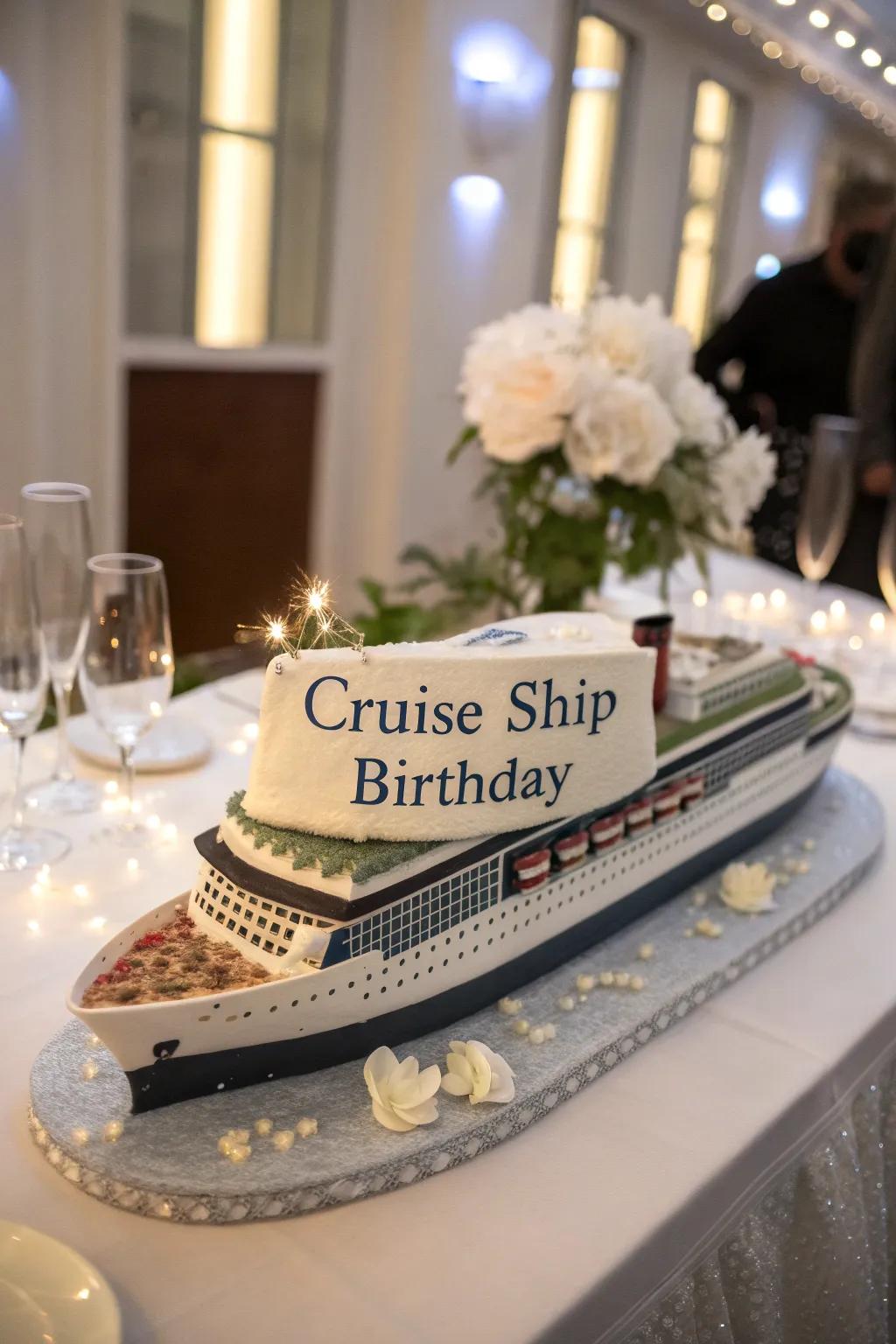 A bespoke salutation renders this confection exceptionally memorable.