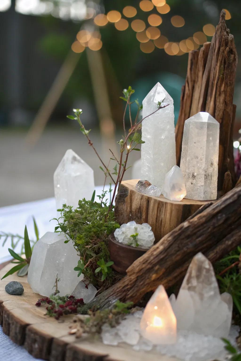 Elements of nature bring equilibrium to this shrine.