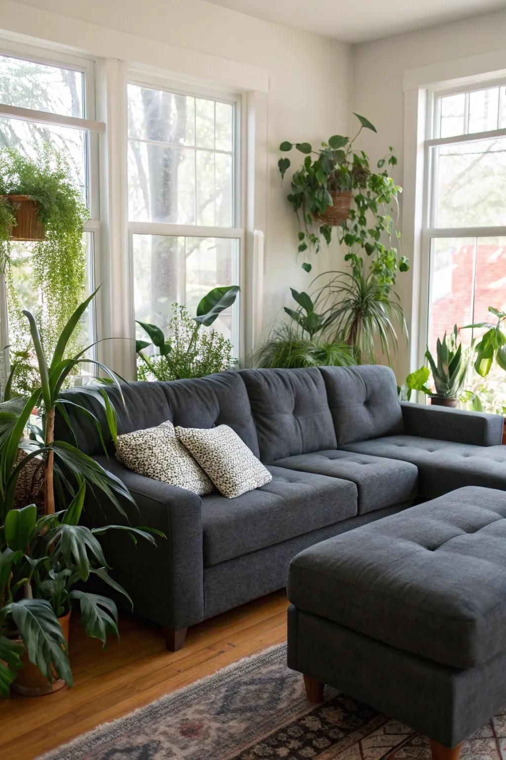 Vegetation can breathe life into your living space.