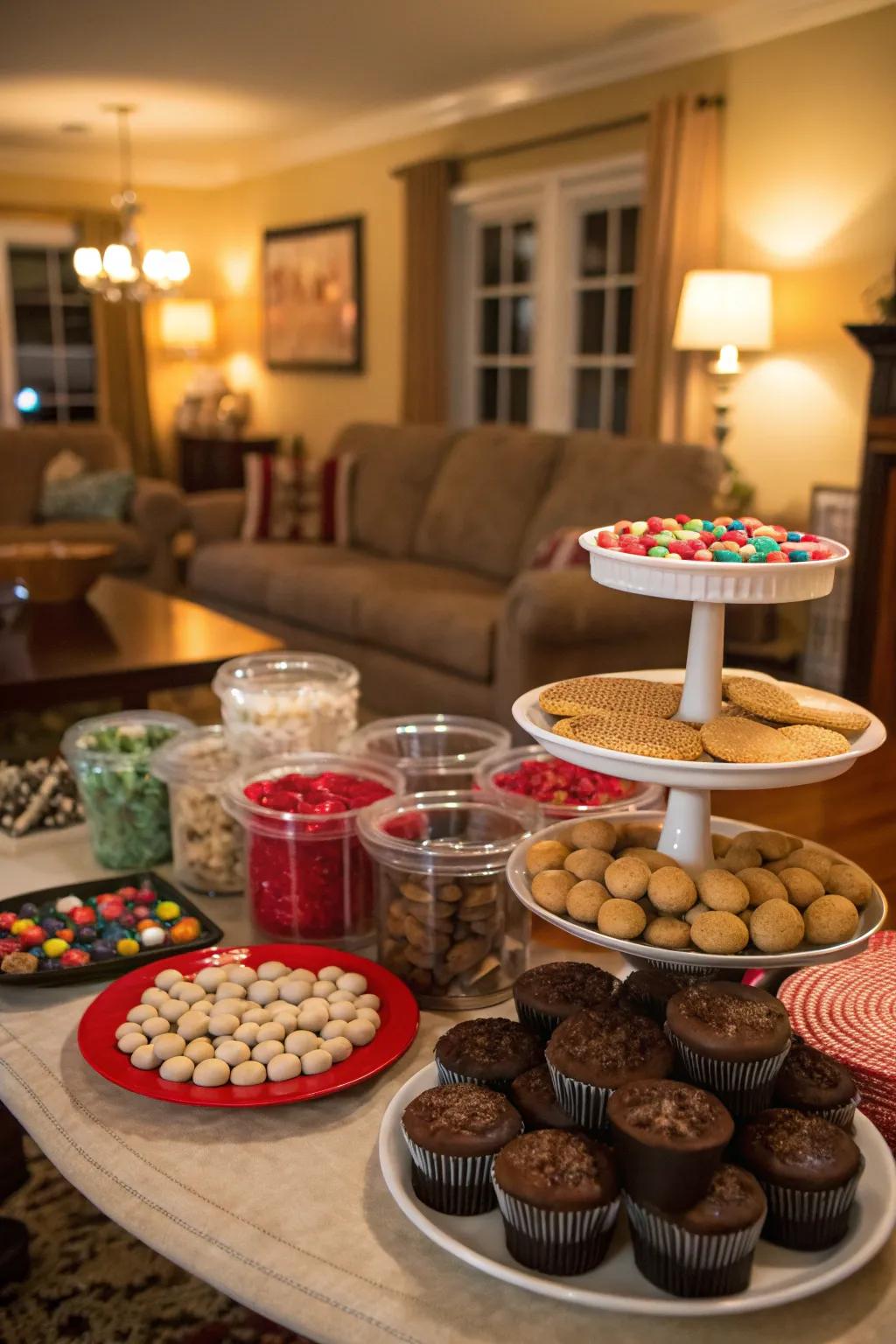 Treasures from discount outlets can transform your dessert table on a budget.