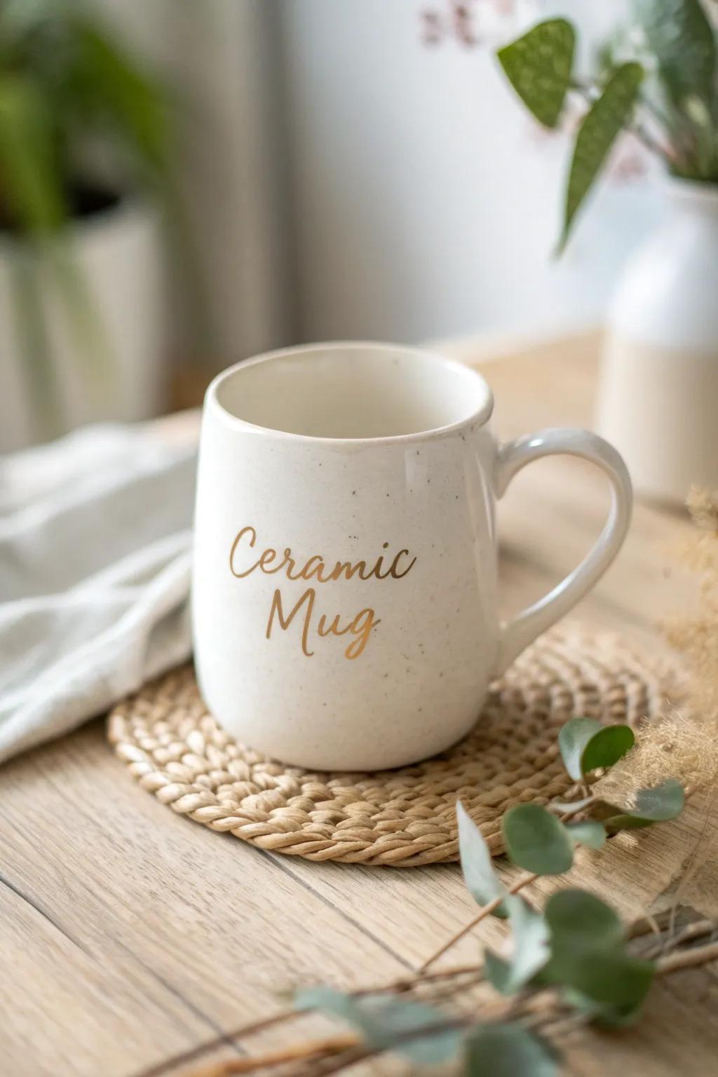 Add a touch of warmth to your holiday with these customized name mugs, where you'll feel hugged with every sip.