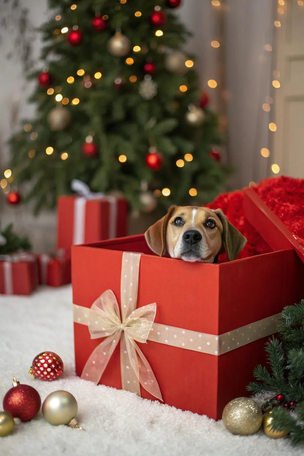 The most treasured gift of all is the one accompanied by a wagging tail.