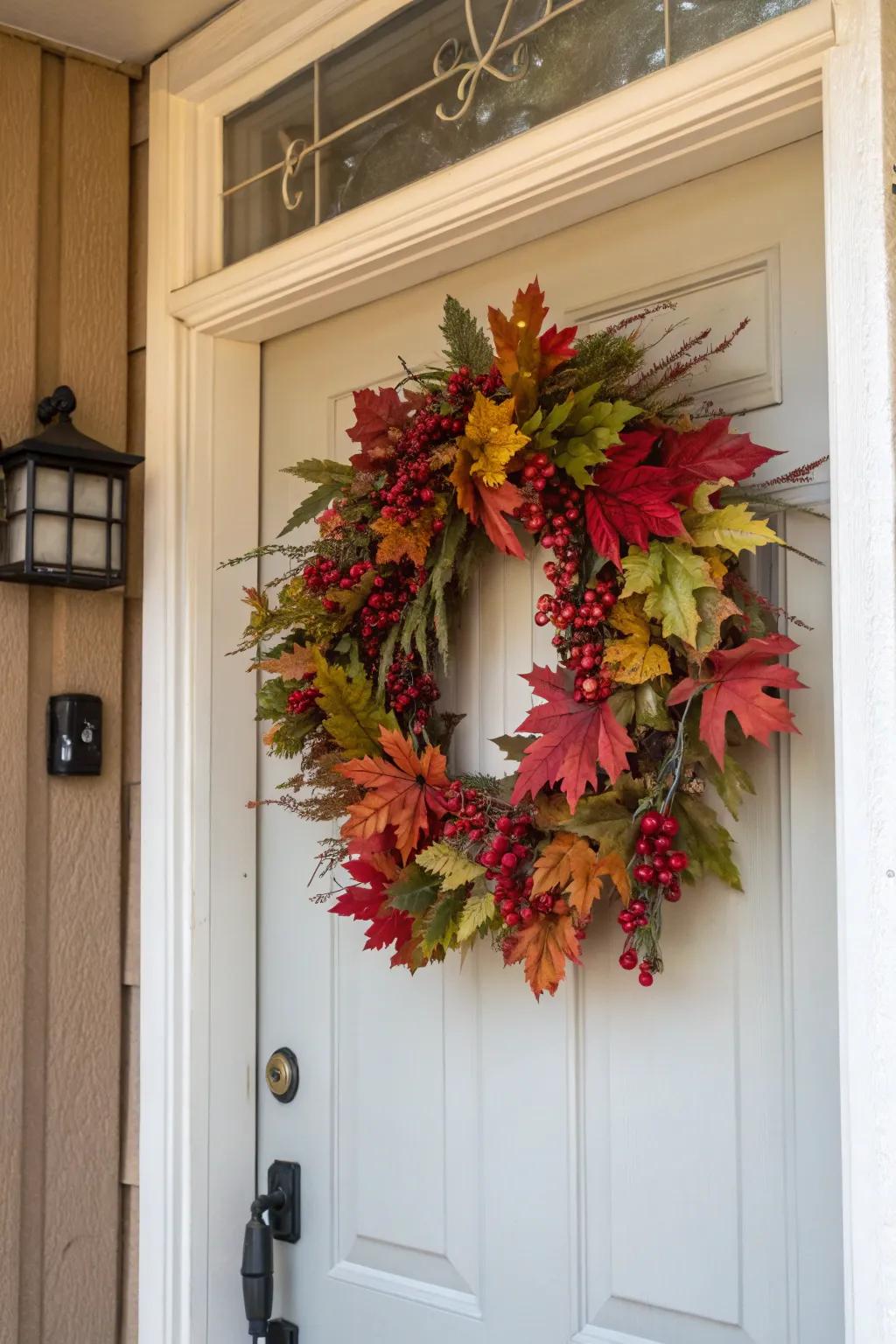 Honor each season with an exquisite and adaptable circle of foliage.
