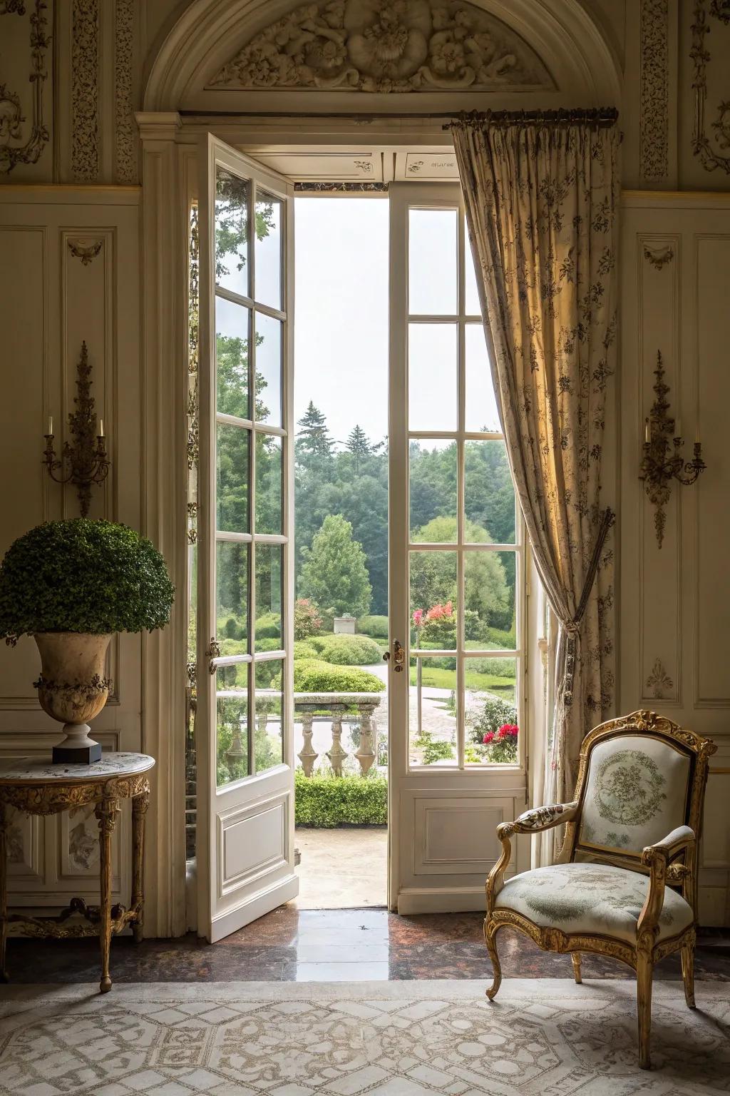 Bestow timeless elegance utilizing Parisian panels.