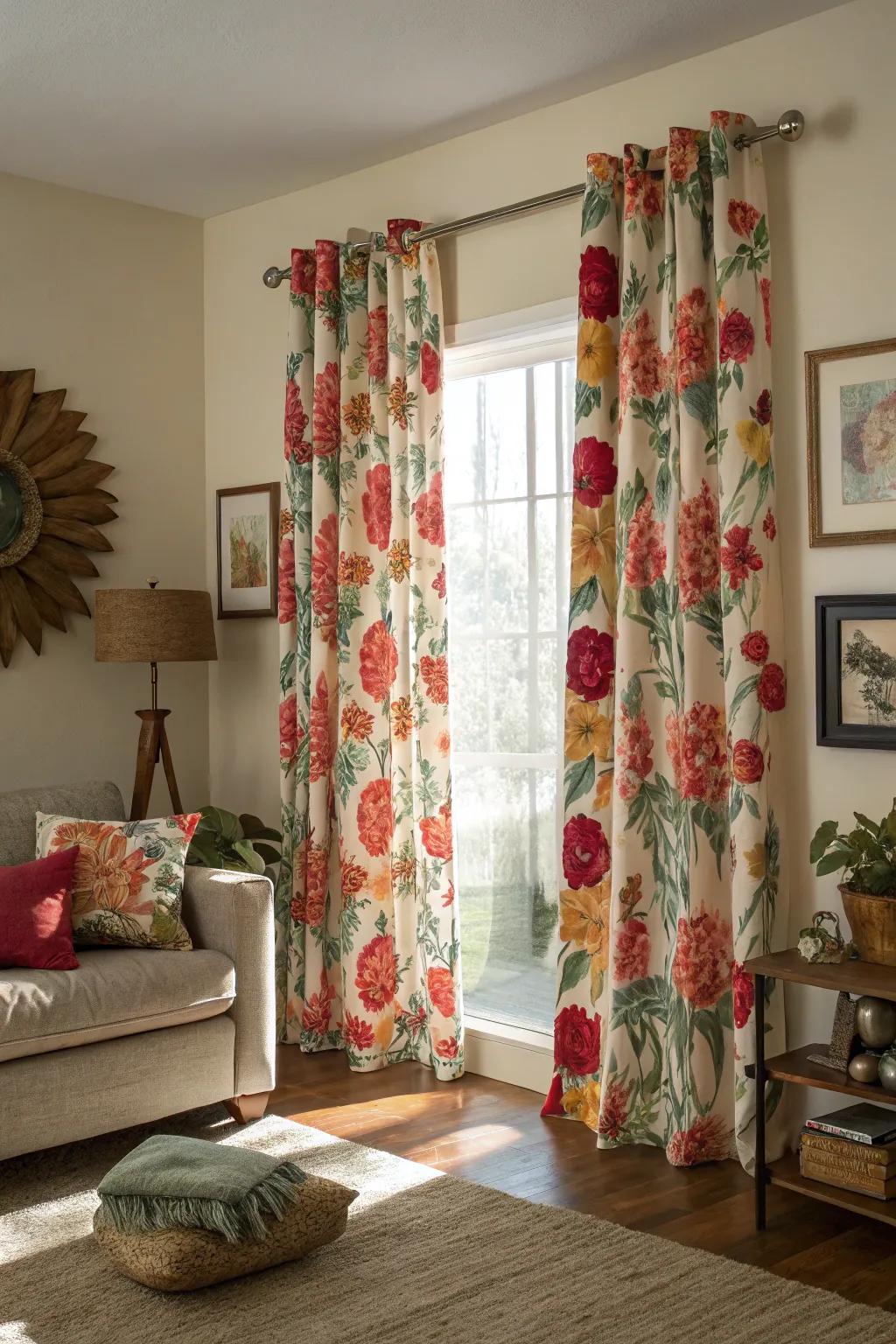 Bold patterns make a striking statement.