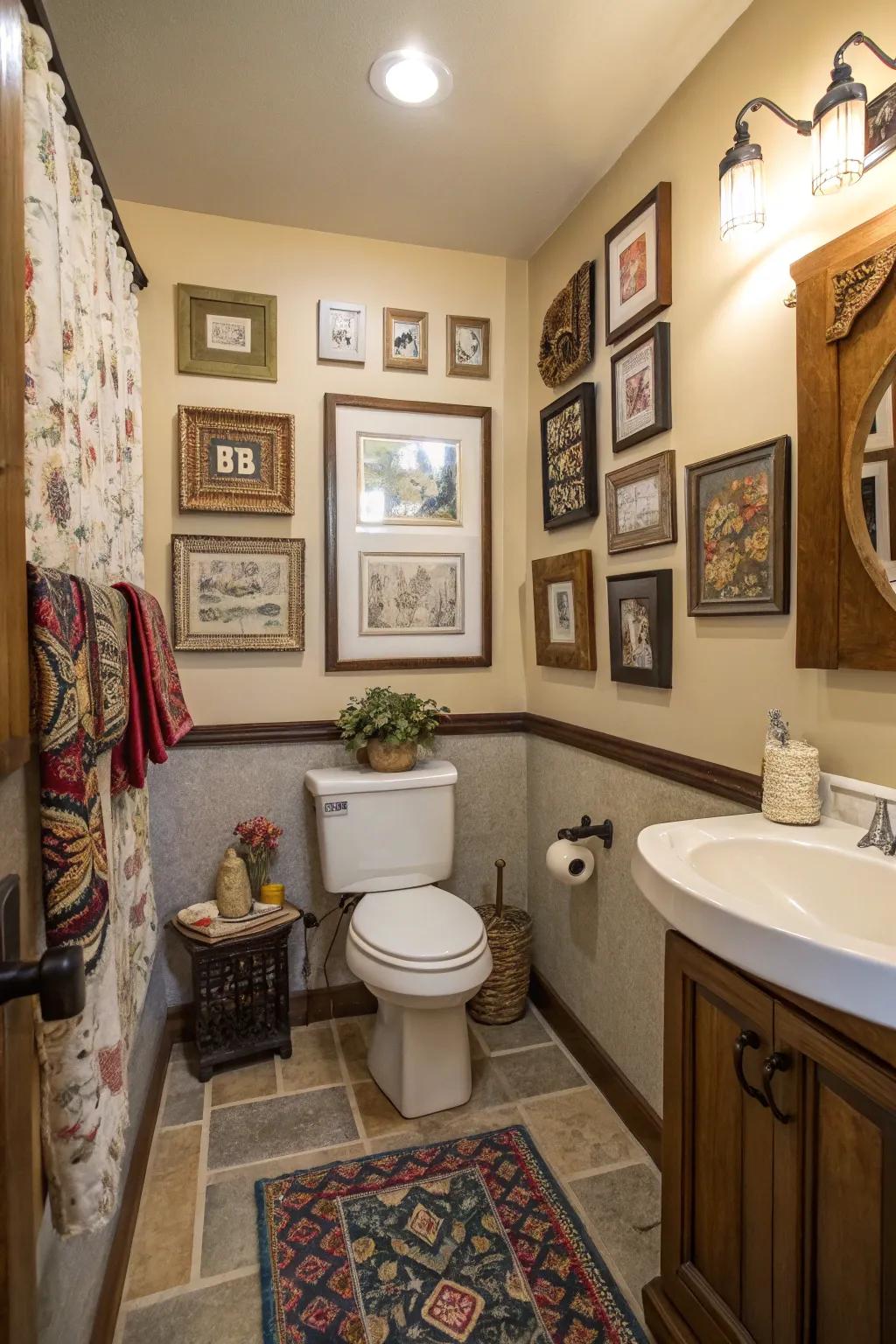 Infuse character with ornamental accents.