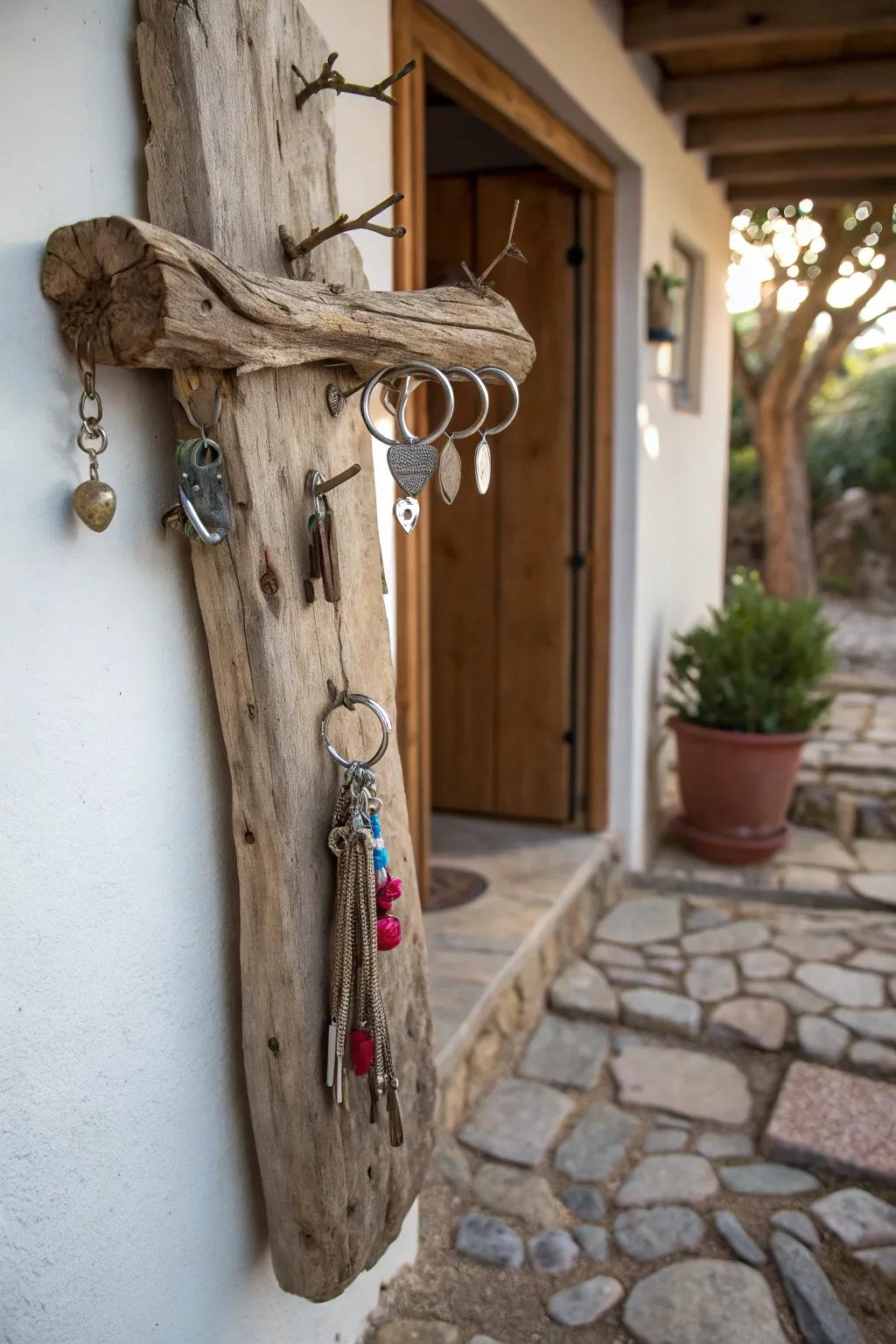 Keep your keys in check with countryside seafaring wood appeal.