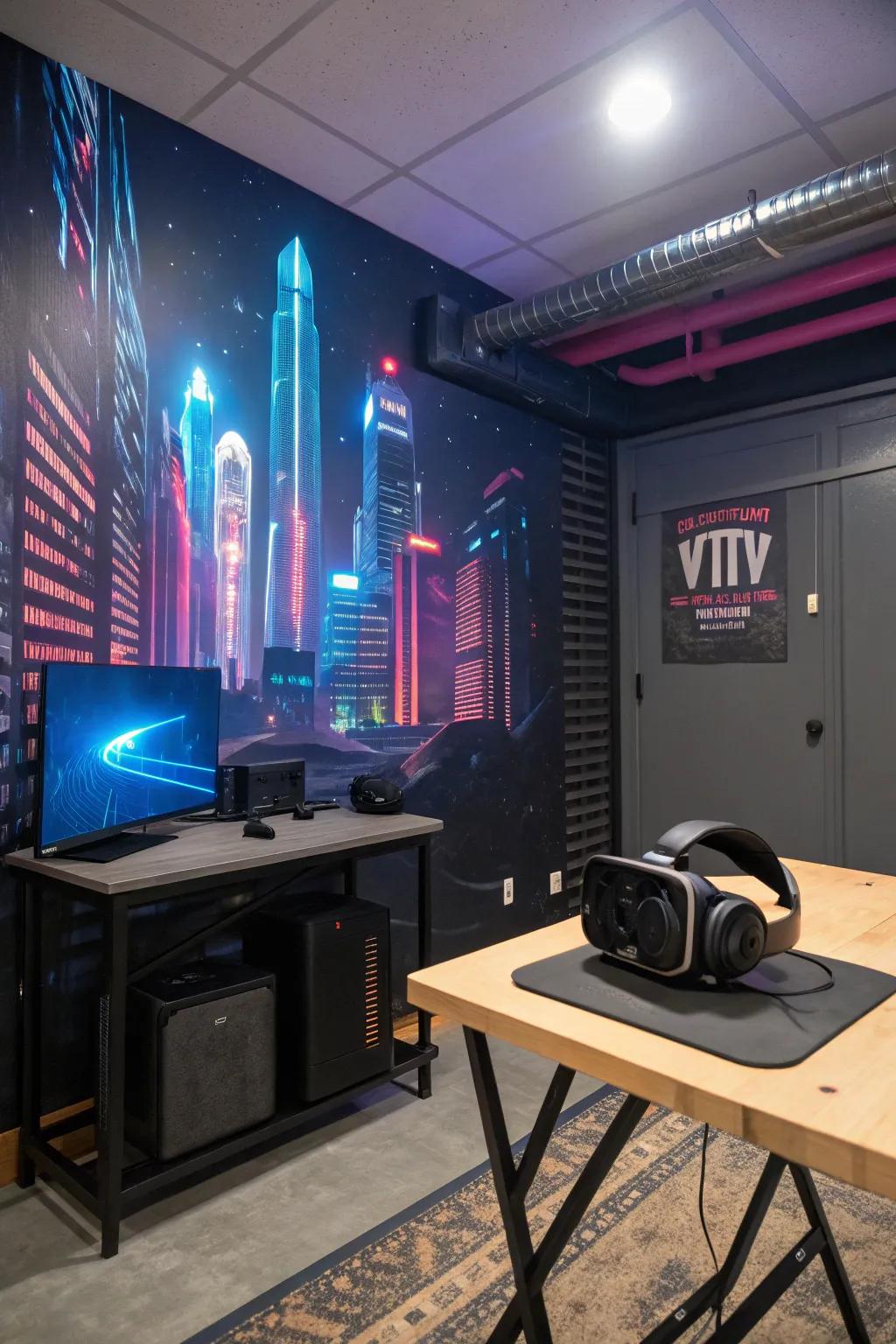 Venture into new realms with a specialized VR corner.