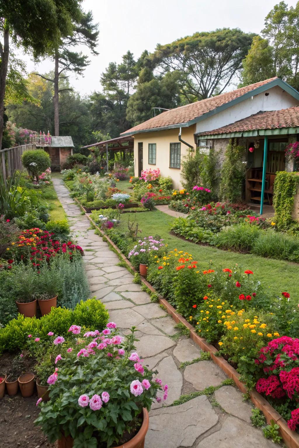 Private gardens delivering a personal touch and retreat.