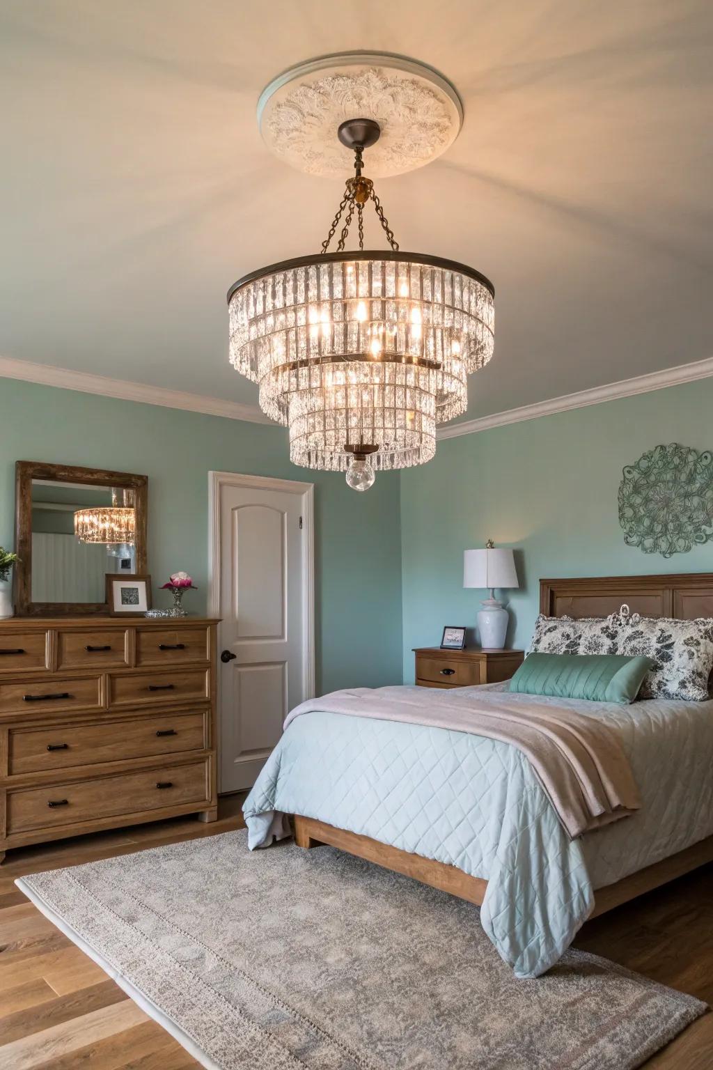 An alluring pendant fixture that functions as a remarkable focal point.
