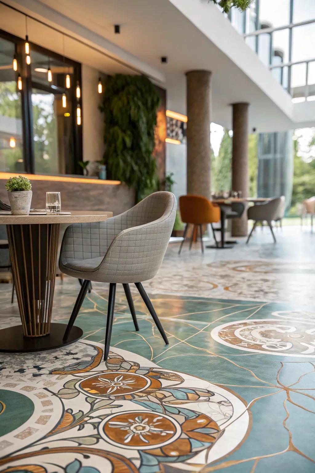 Resin floors lend a distinct and artistic touch to your abode.