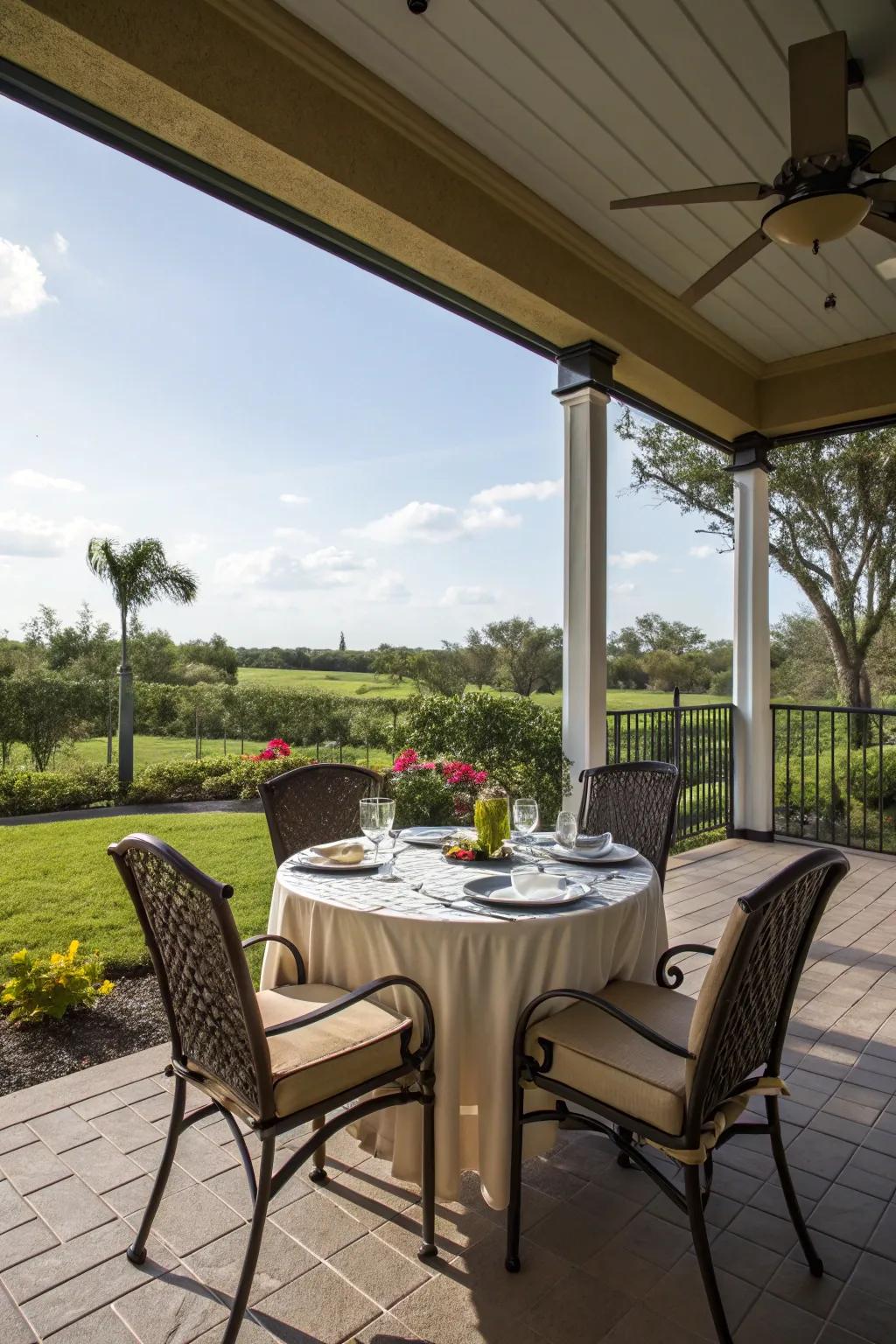 Relish meals in style with a dedicated dining space.