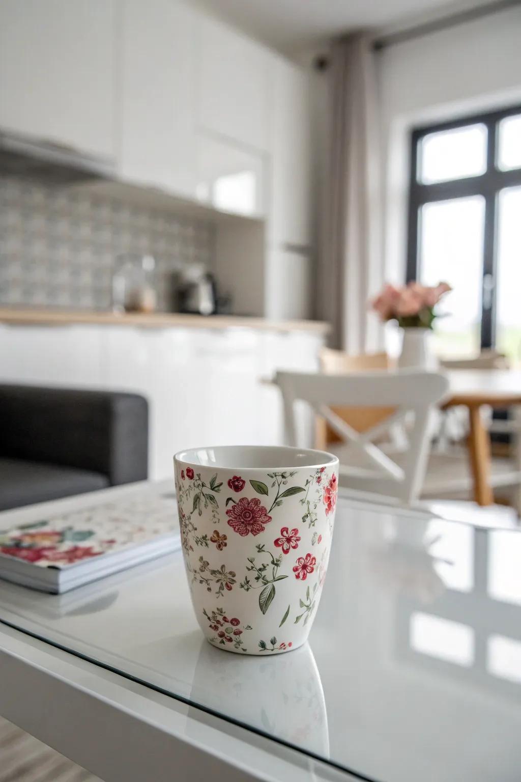 Simple yet elegant flower artistry for a minimalist appeal.