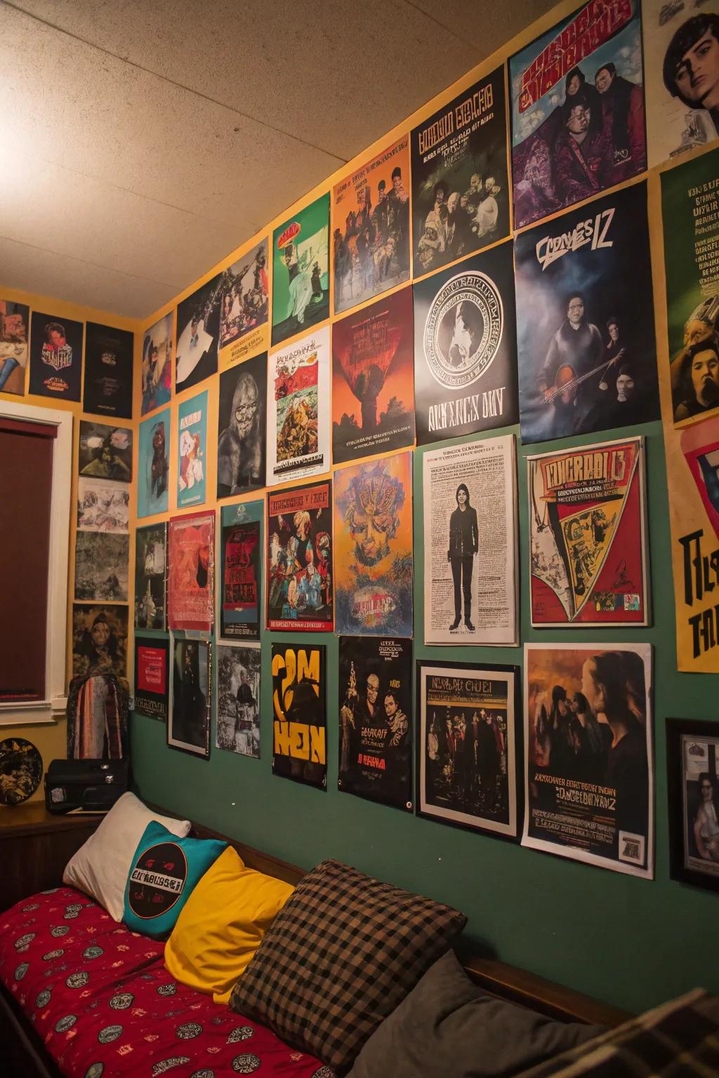 Prints are an easy way to show off what you’re into.