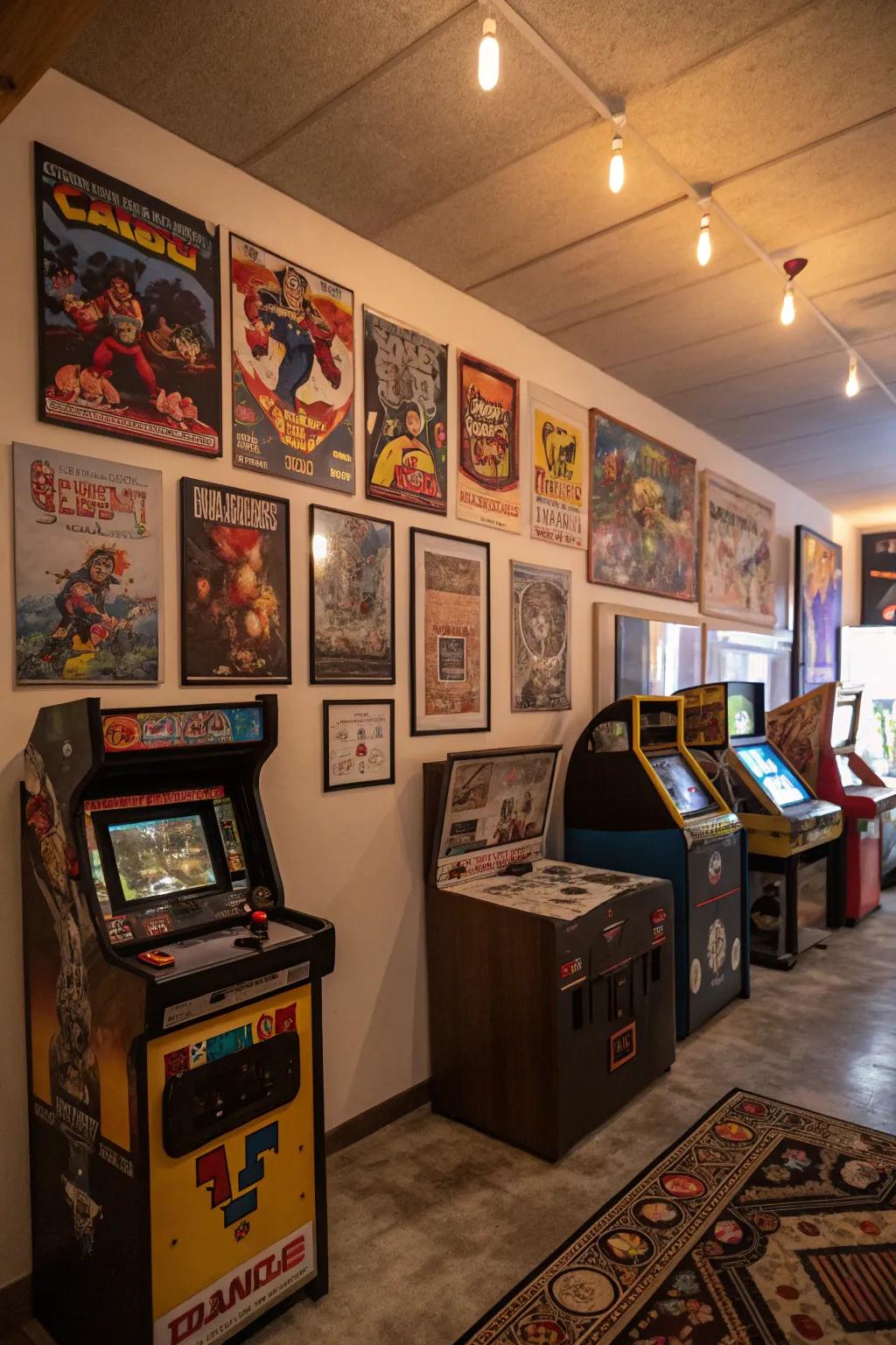 Themed ornaments customize your gaming area with panache.