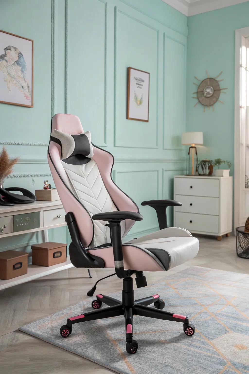 A comfortable chair is indispensable for long-lasting gaming sessions.