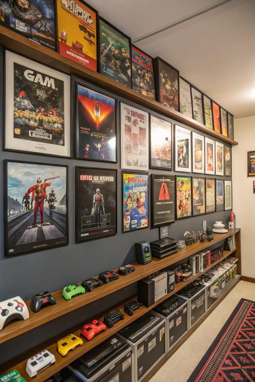 Ornamental details add individual flair to your gaming room.