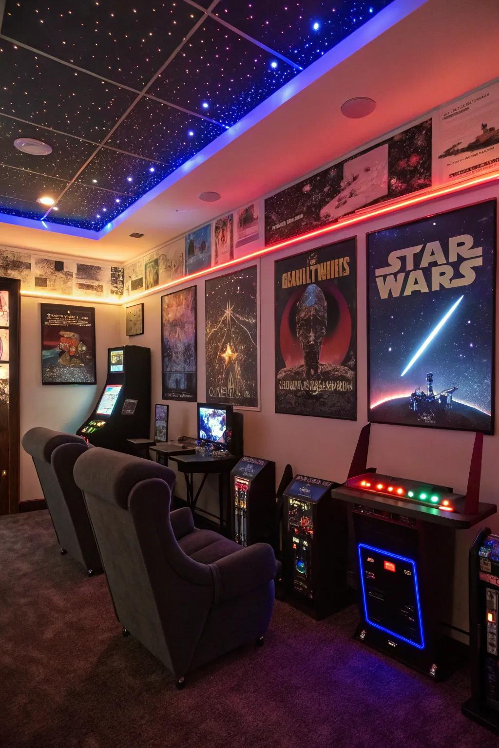 Themed decor actualizes your gaming obsessions.